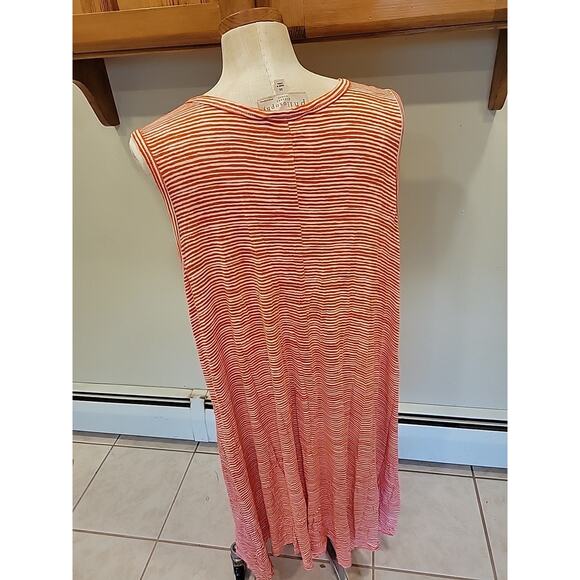 Philosophy Orange Striped Sleeveless Fitted Dress Women's Size 3X - Picture 6 of 9